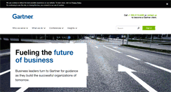Desktop Screenshot of gartner.com