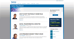 Desktop Screenshot of blogs.gartner.com